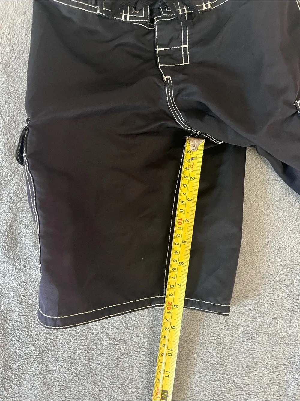 Quiksilver Kids’ Black Boardshorts with Contrast Stitching